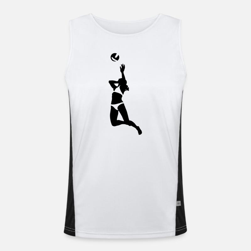 Volleyball Funktionelles Kontrast-Tank Top für Männer 