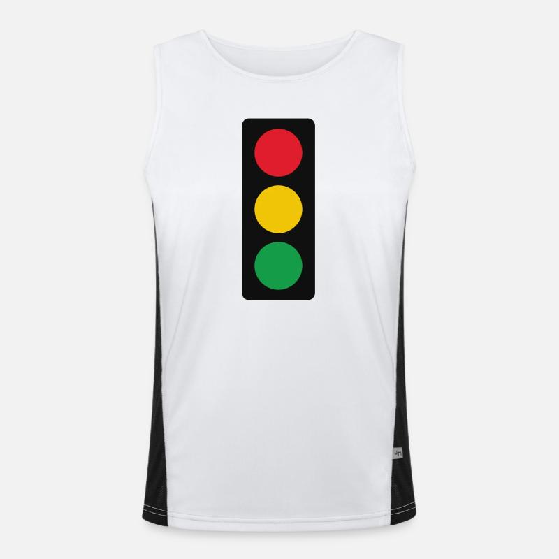 Ampel Funktionelles Kontrast-Tank Top für Männer 