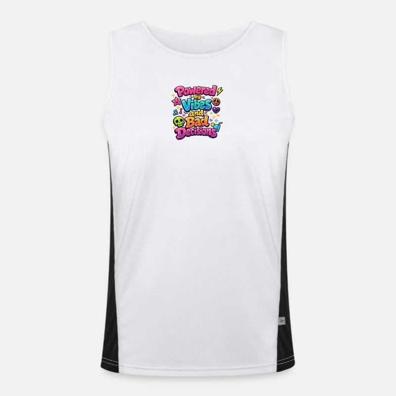 Powered by Vibes Débardeur respirant contrasté Homme 