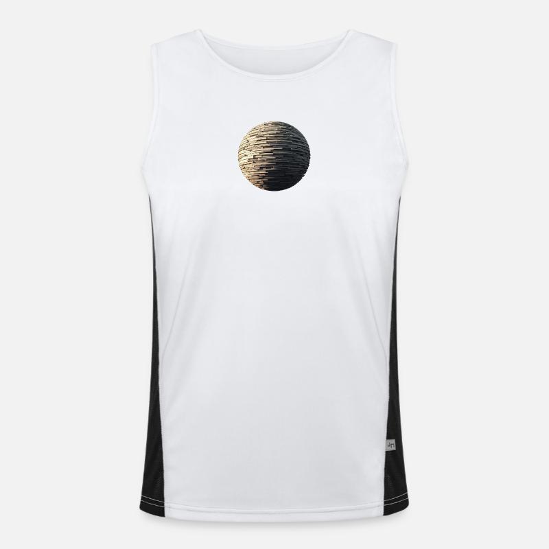 Stone Sphere Men's Functional Contrast Tank Top 