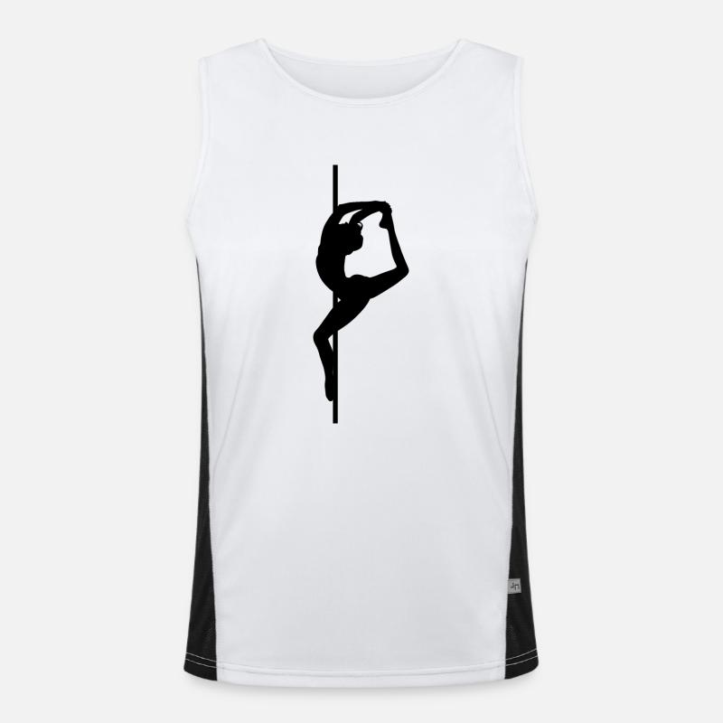 Poledance Pole Dancing Dance Pole Dancing Men's Functional Contrast Tank Top 