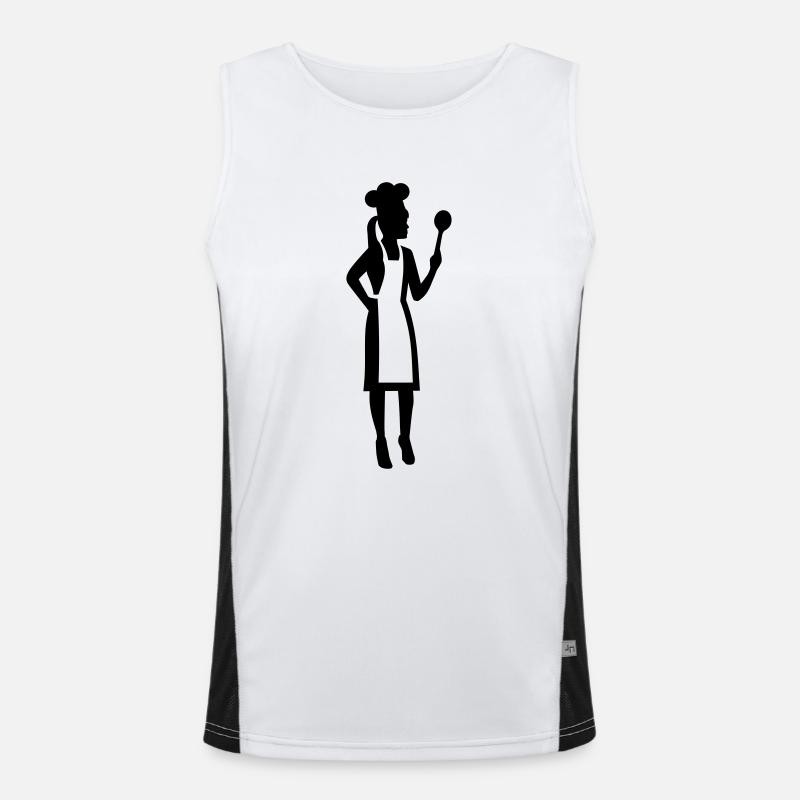 Cuisinière Débardeur respirant contrasté Homme 