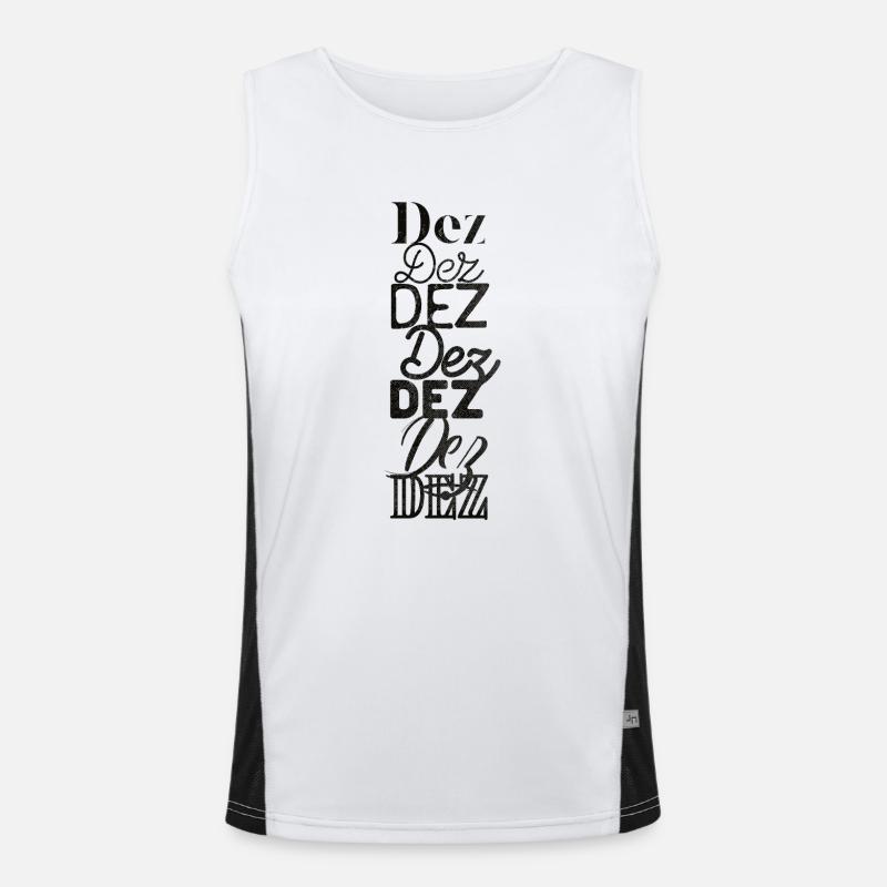 Dez Funktionelles Kontrast-Tank Top für Männer 