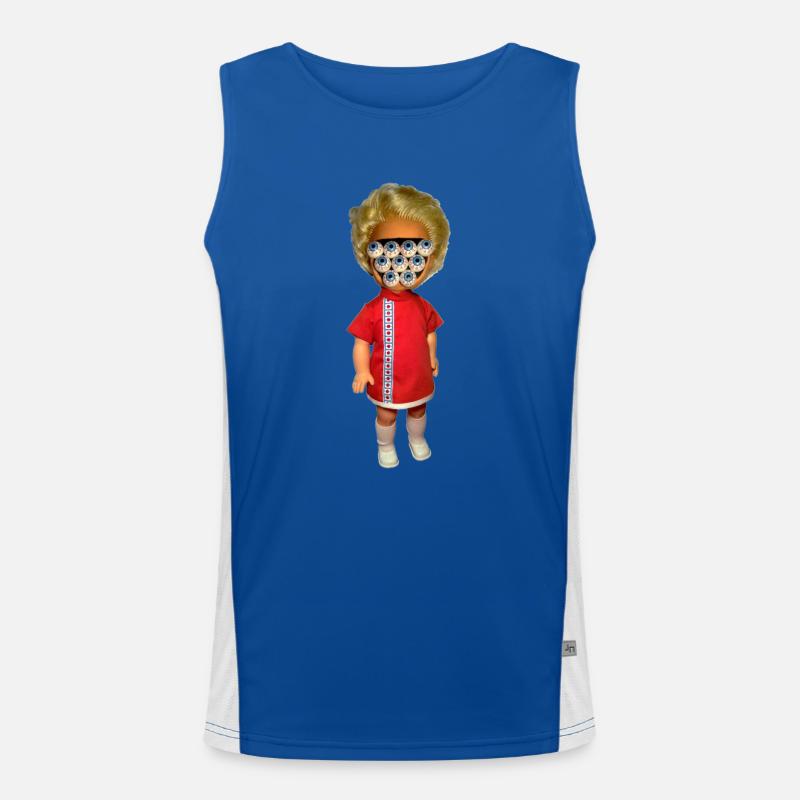 Puppe Funktionelles Kontrast-Tank Top für Männer 