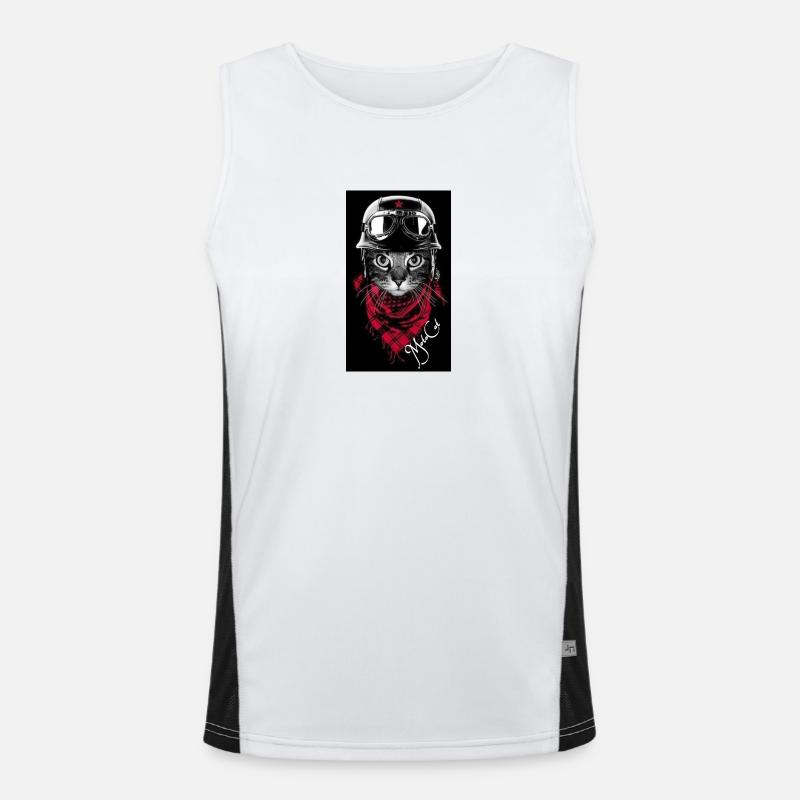 Cat Collection Men's Functional Contrast Tank Top 