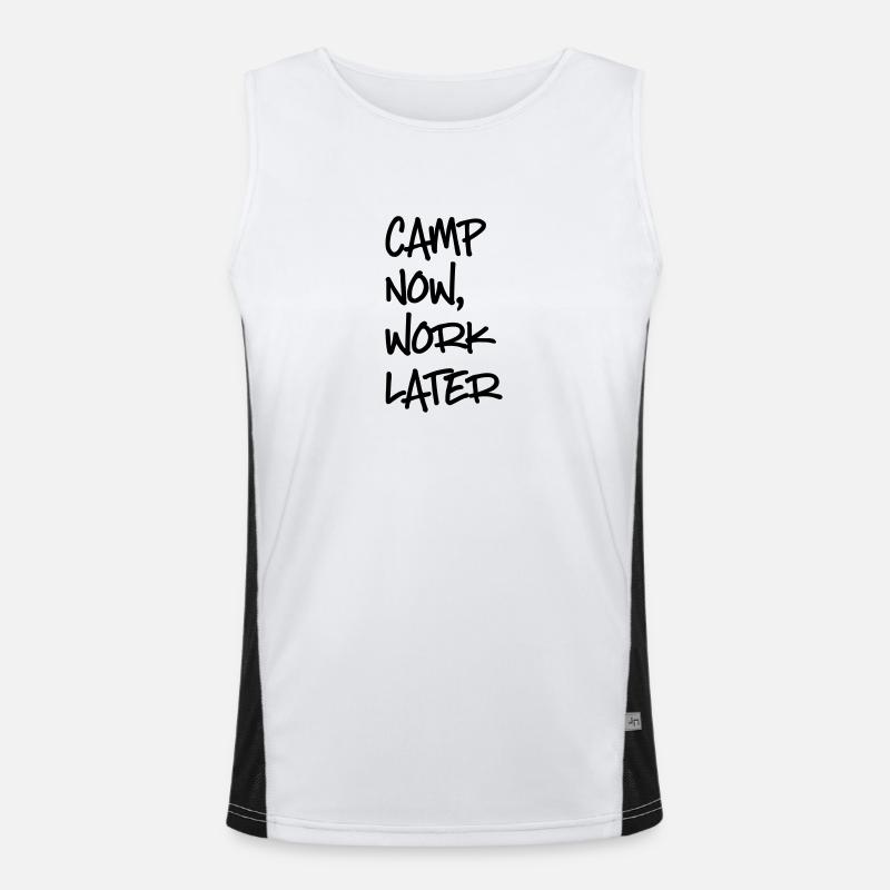 camping Men's Functional Contrast Tank Top 