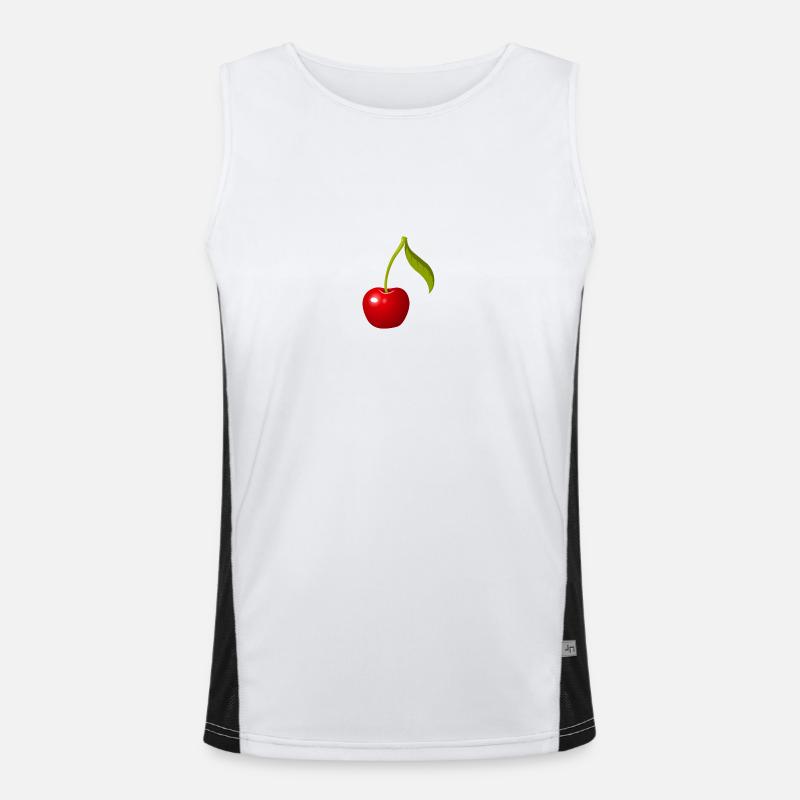 cherry Men's Functional Contrast Tank Top 