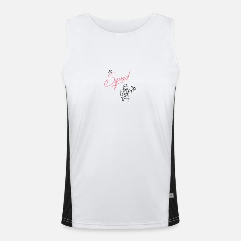 Squad Funktionelles Kontrast-Tank Top für Männer 