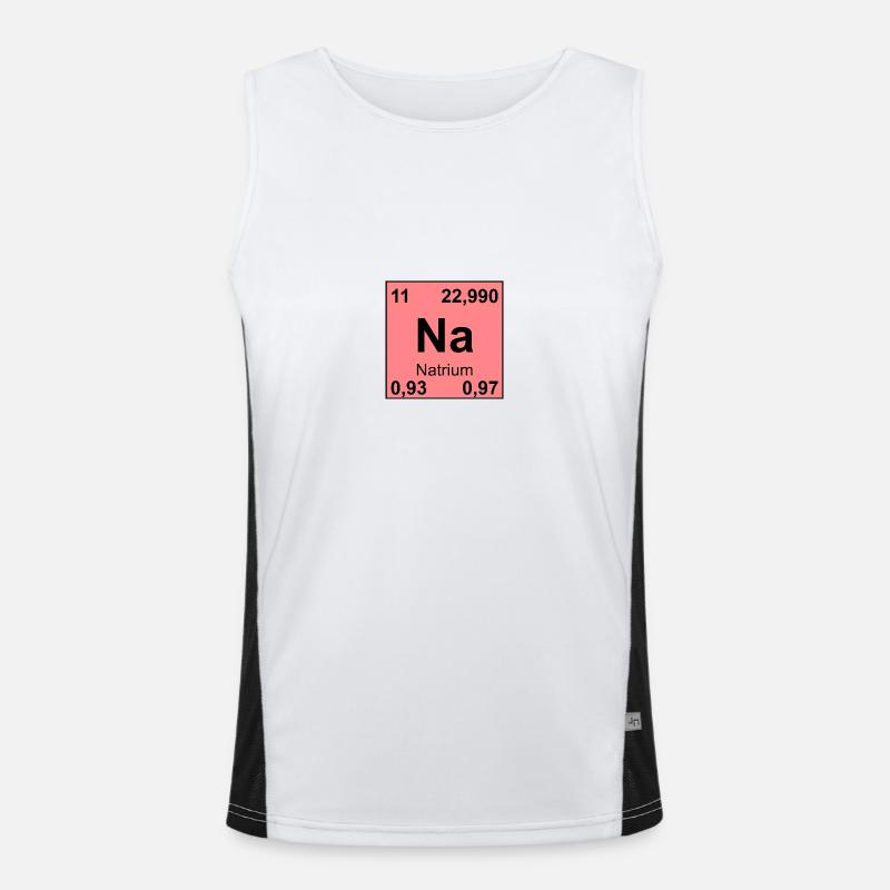 11 Le sodium Débardeur respirant contrasté Homme 