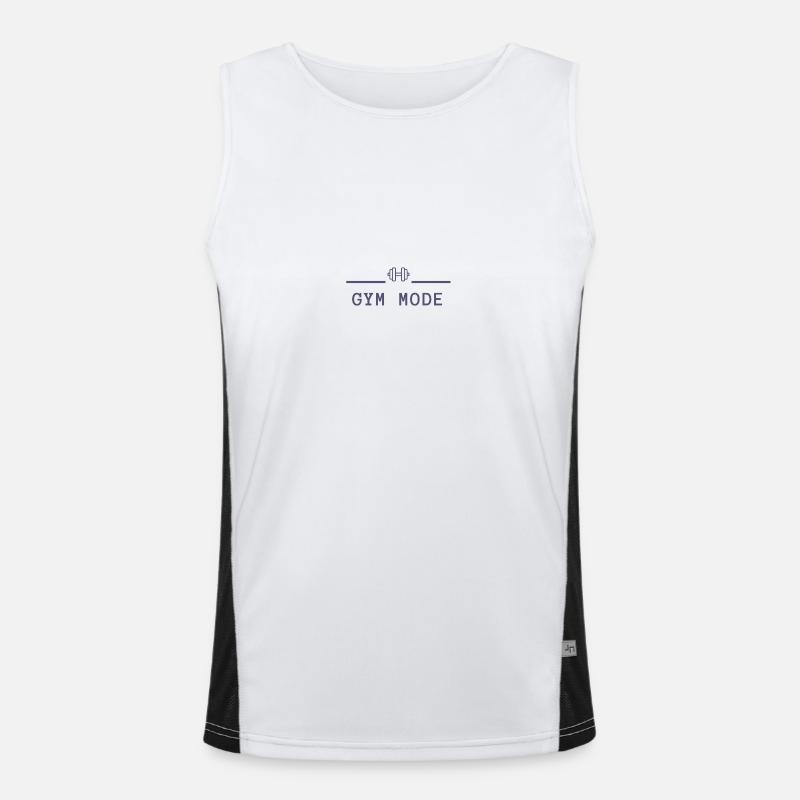 GYM MODE Funktionelles Kontrast-Tank Top für Männer 