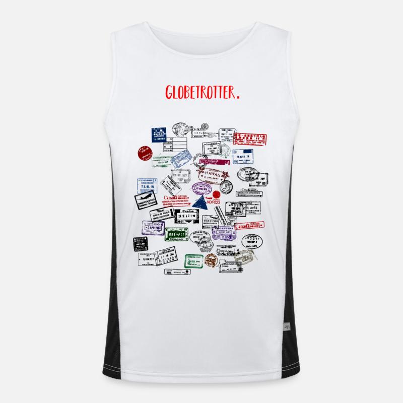 Globetrotter Débardeur respirant contrasté Homme 
