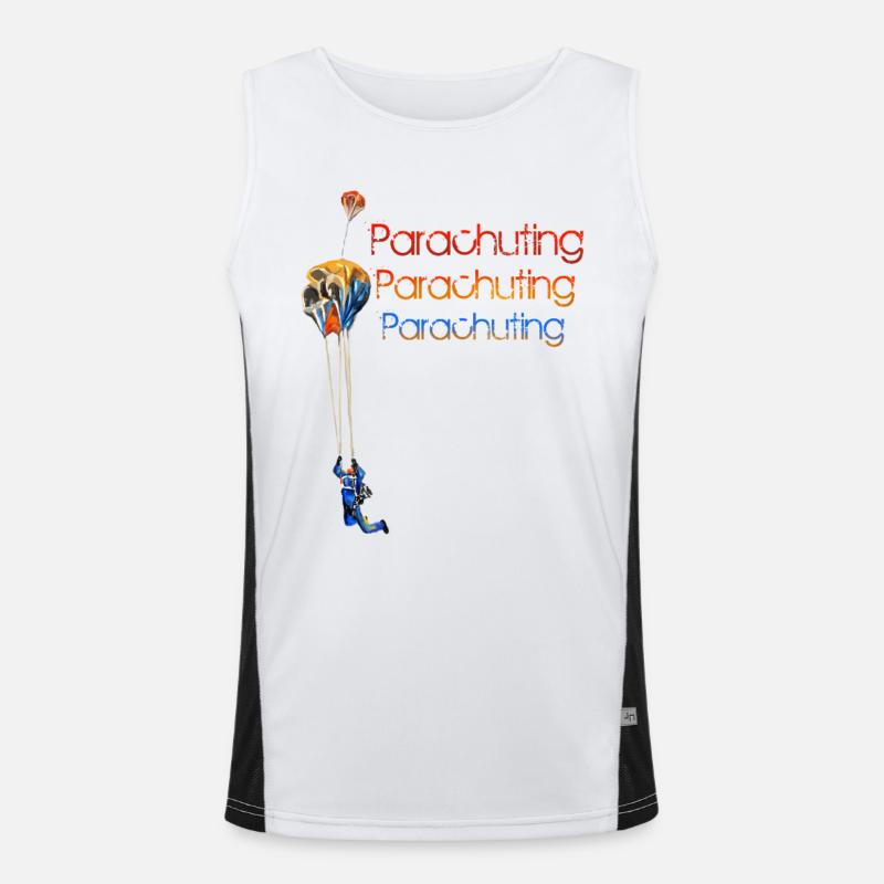 Parachuting Men's Functional Contrast Tank Top 