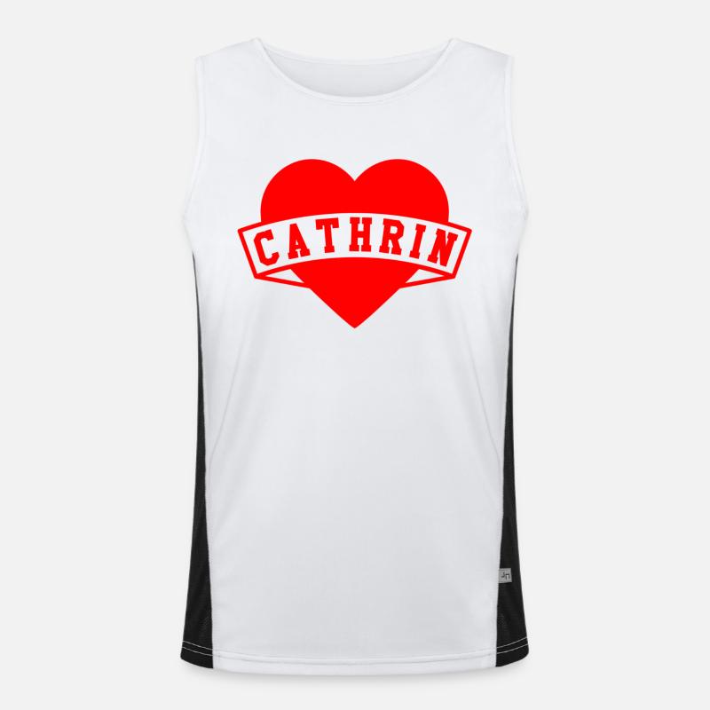 Cathrin Herzen Débardeur respirant contrasté Homme 