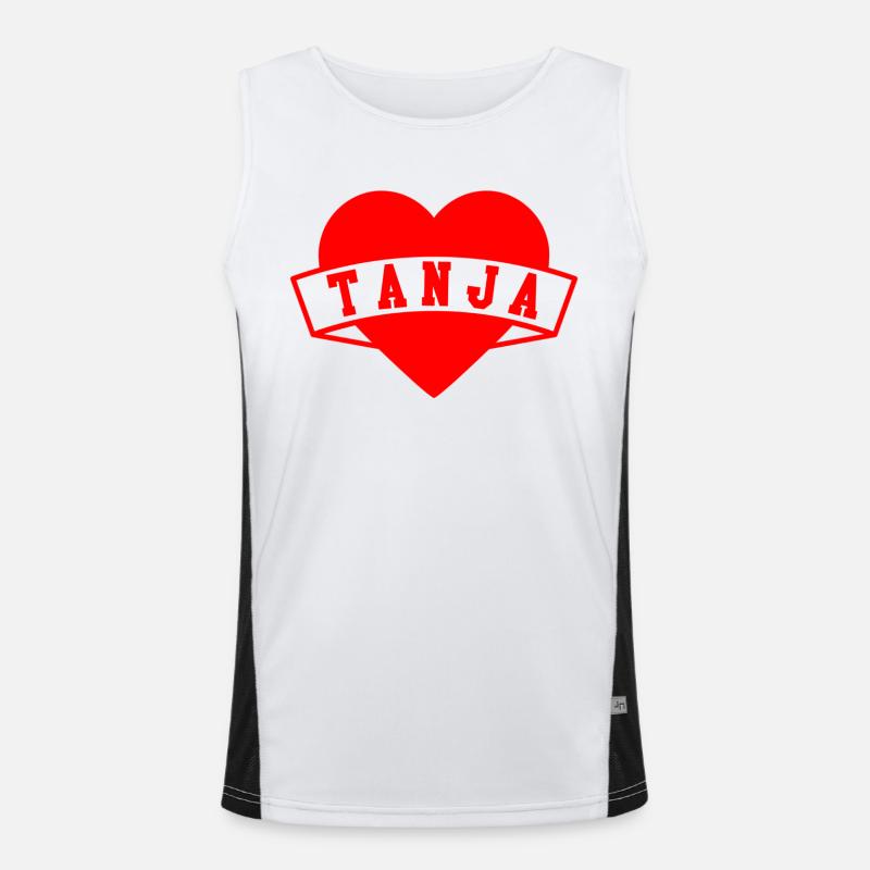 Tanja Herzen Funktionelles Kontrast-Tank Top für Männer 