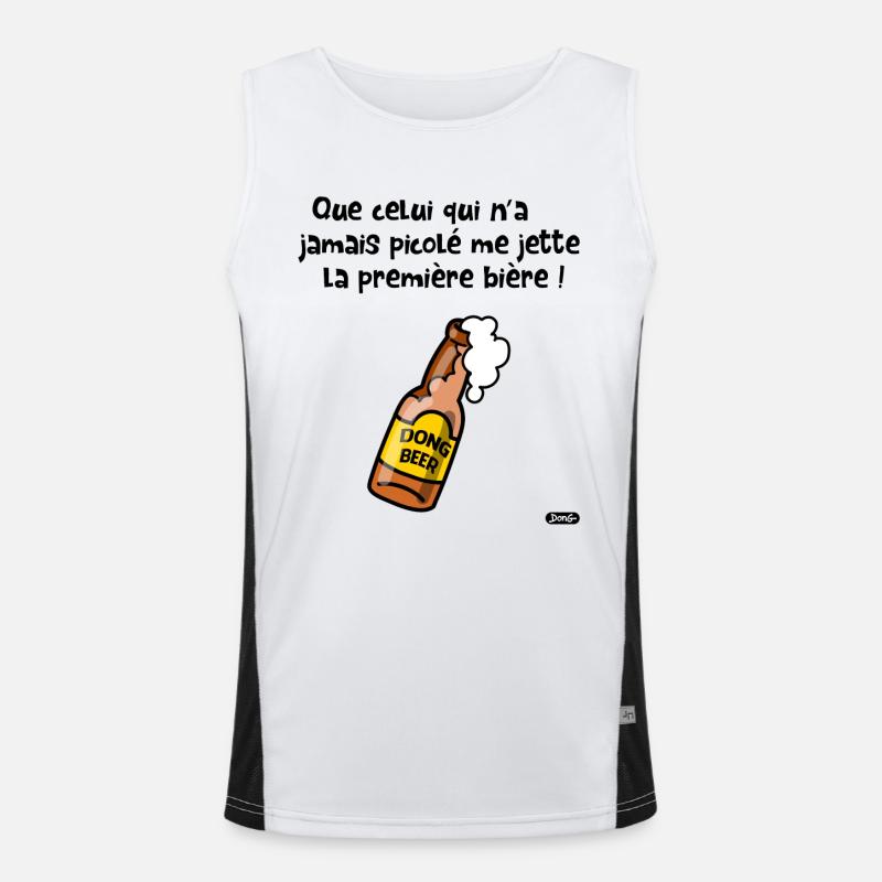 Première bière Débardeur respirant contrasté Homme 
