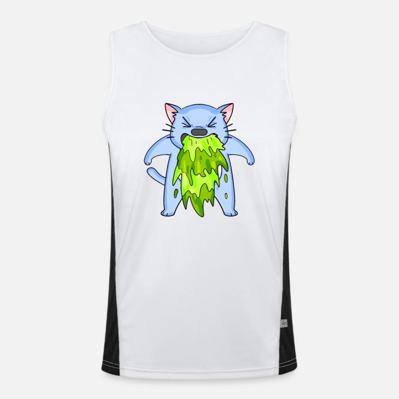 vomit Men's Functional Contrast Tank Top 