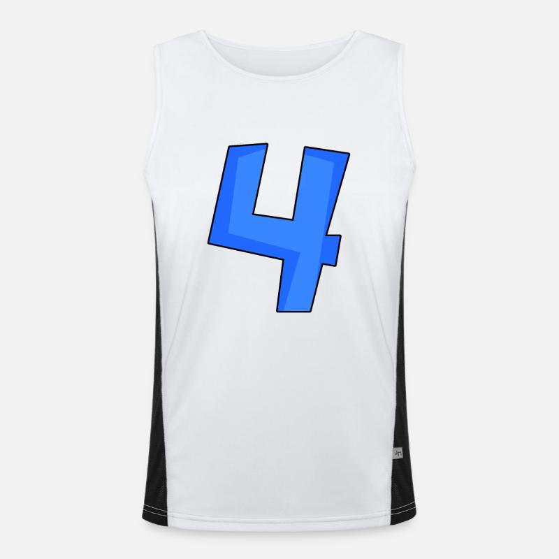4 Funktionelles Kontrast-Tank Top für Männer 