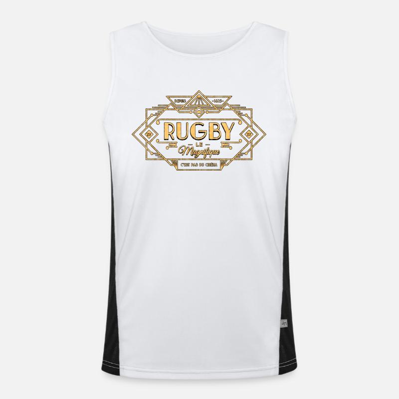 RUGBY THE MAGNIFICENT Men's Functional Contrast Tank Top 