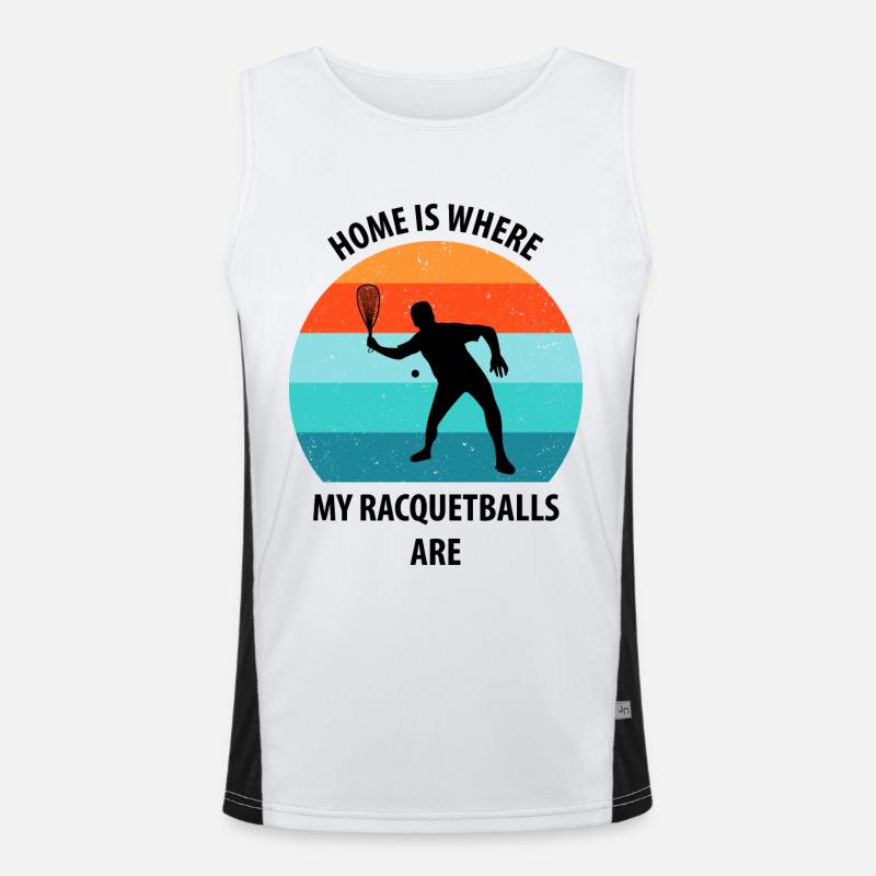 Racqueetball Débardeur respirant contrasté Homme 
