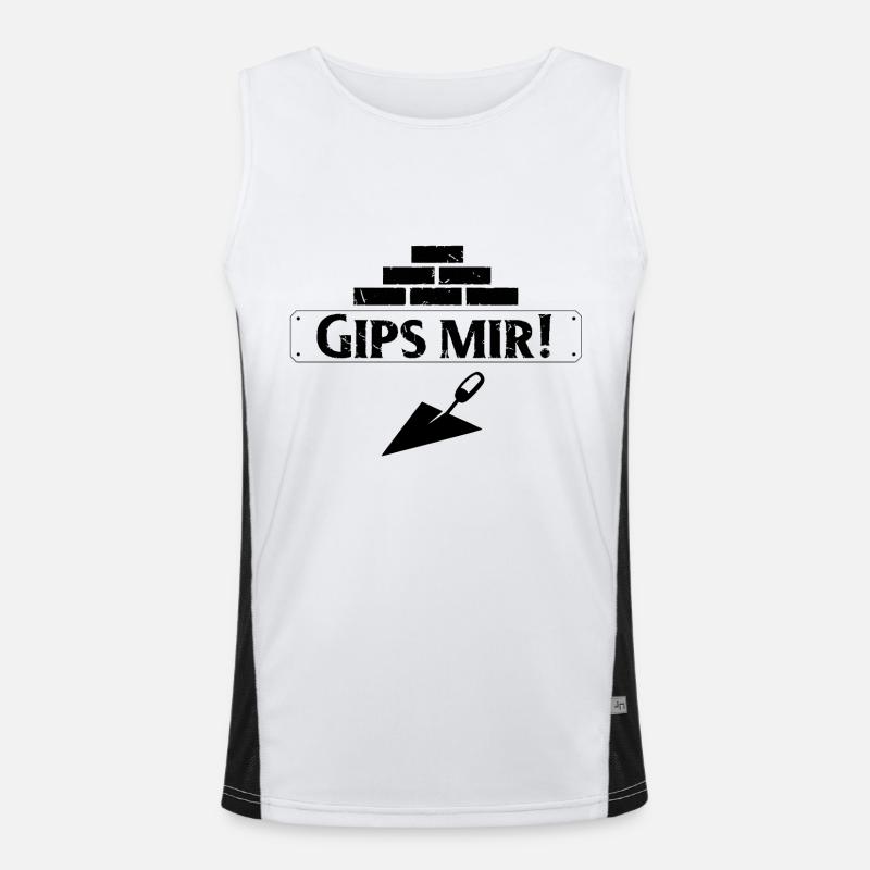 Plaster me Men's Functional Contrast Tank Top 