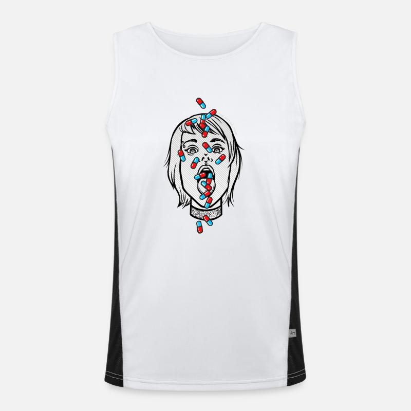 Addicted Men's Functional Contrast Tank Top 
