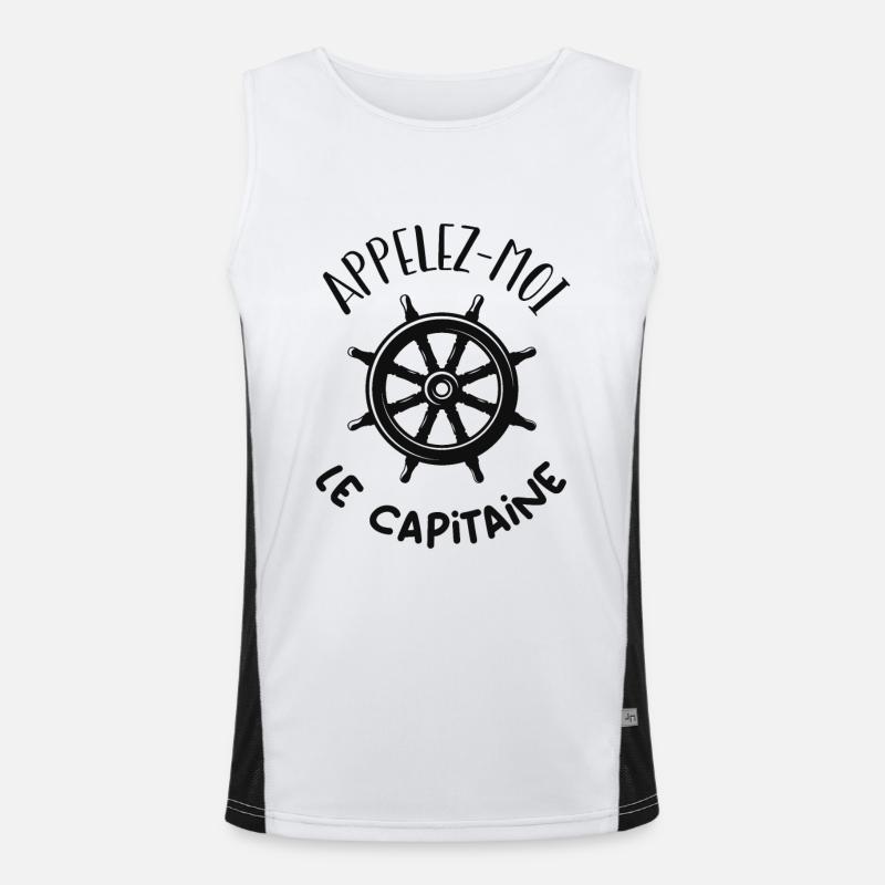 Appelez-moi le capitaine Débardeur respirant contrasté Homme 