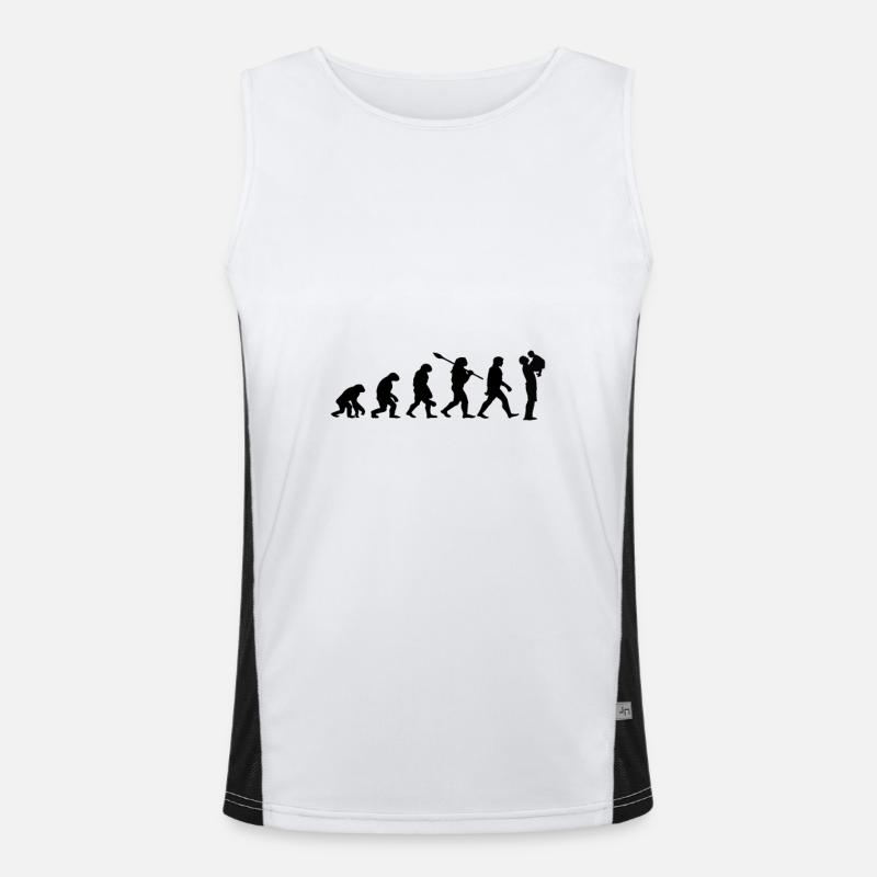 évolution, père, Débardeur respirant contrasté Homme 