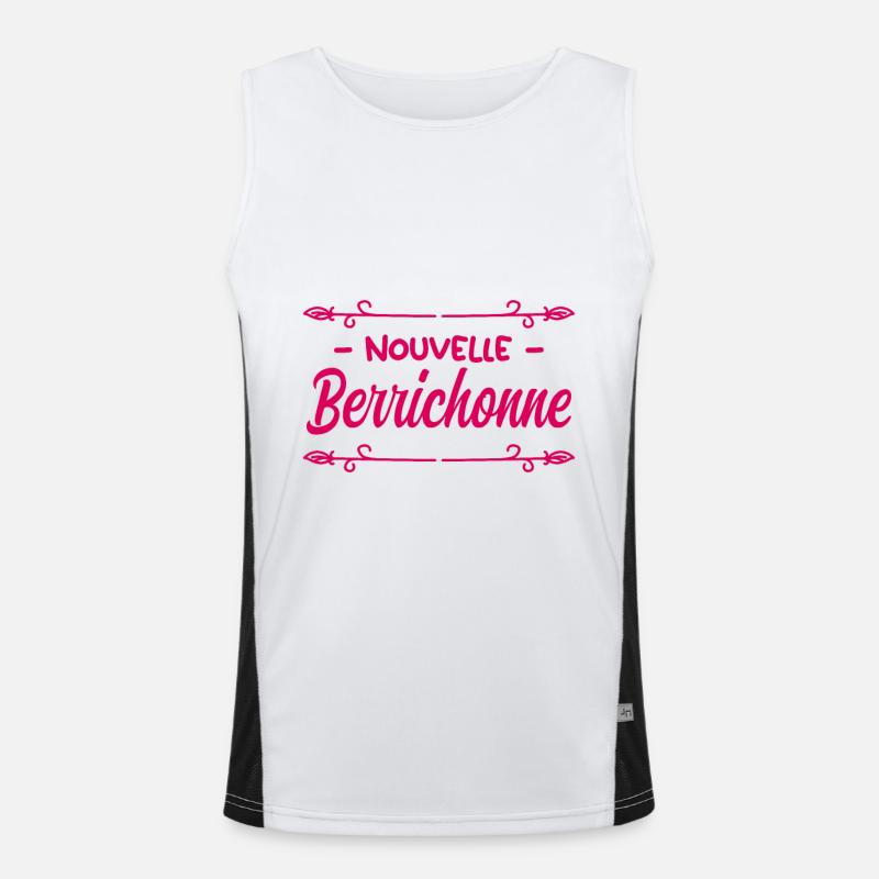 Nouvelle Berrichonne. Débardeur respirant contrasté Homme 