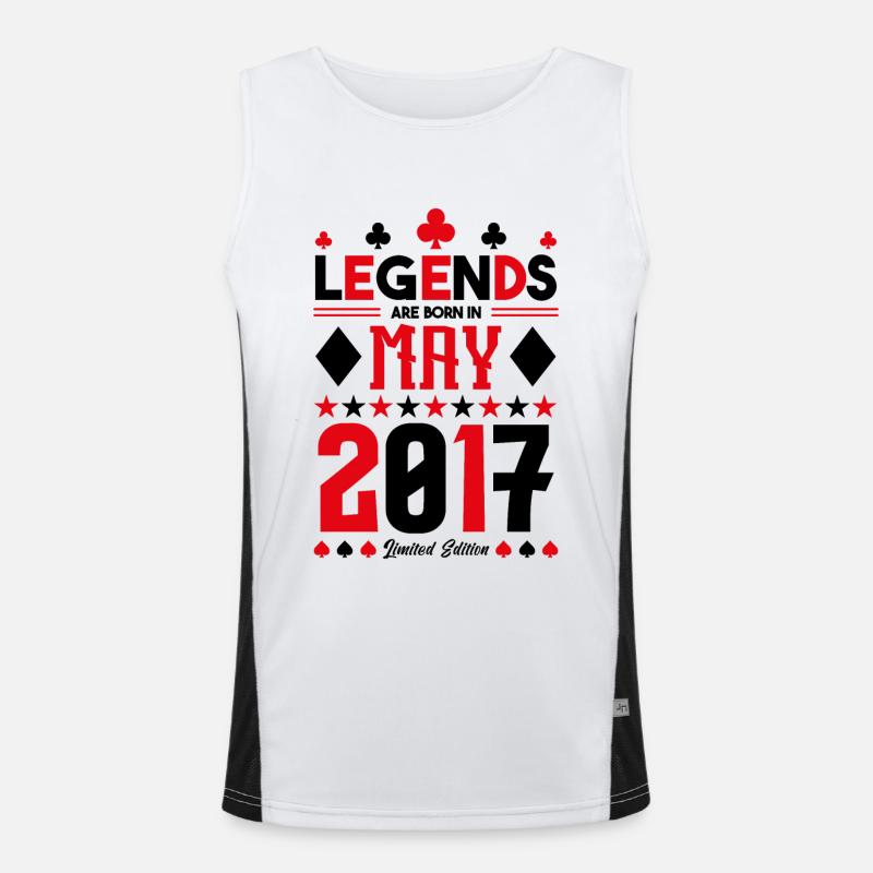 birthday gift May 2017. card games . May Men's Functional Contrast Tank Top 