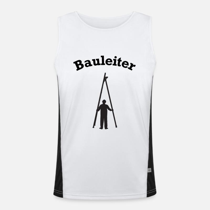 Construction Manager Head of Pun Building House Construction Construction Site Men's Functional Contrast Tank Top 