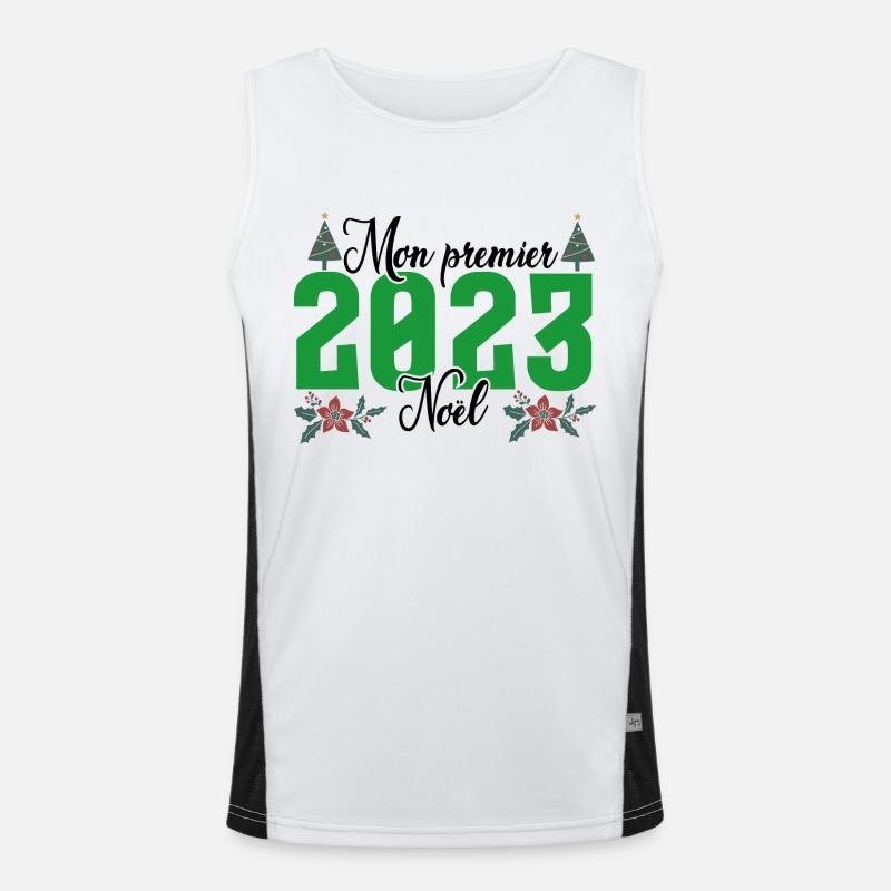 Mon Premier Noel 2023 Débardeur respirant contrasté Homme 