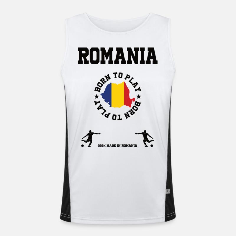 Roumanie Débardeur respirant contrasté Homme 