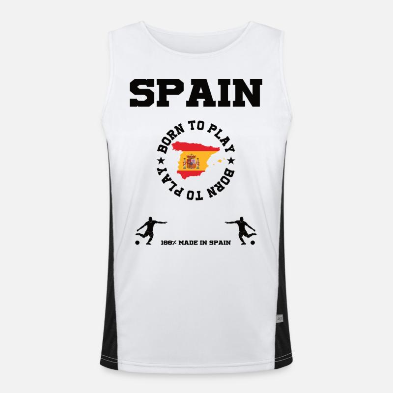 Spain Men's Functional Contrast Tank Top 