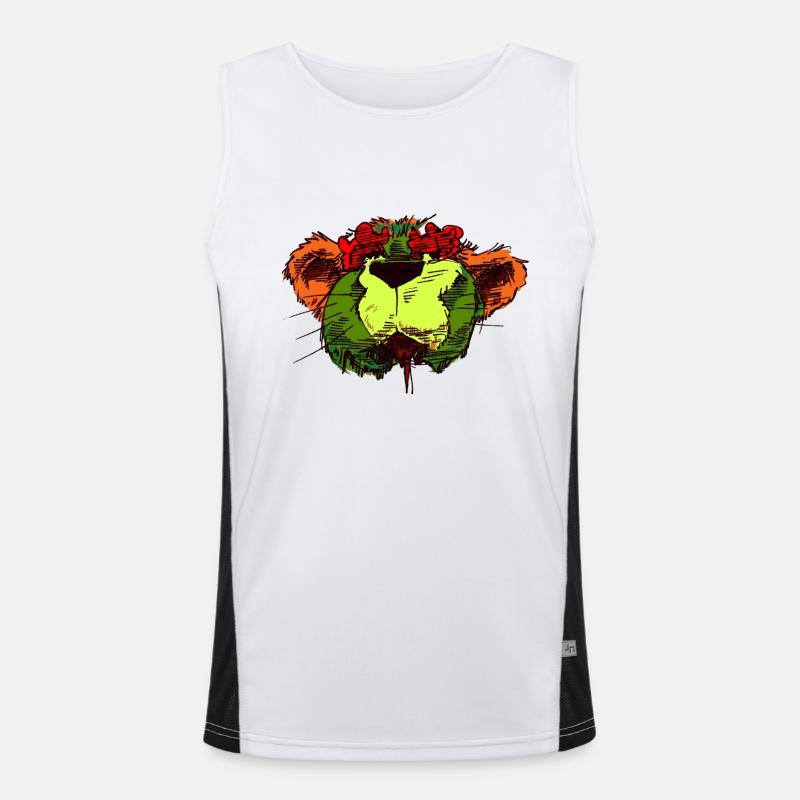 Springtime Funktionelles Kontrast-Tank Top für Männer 