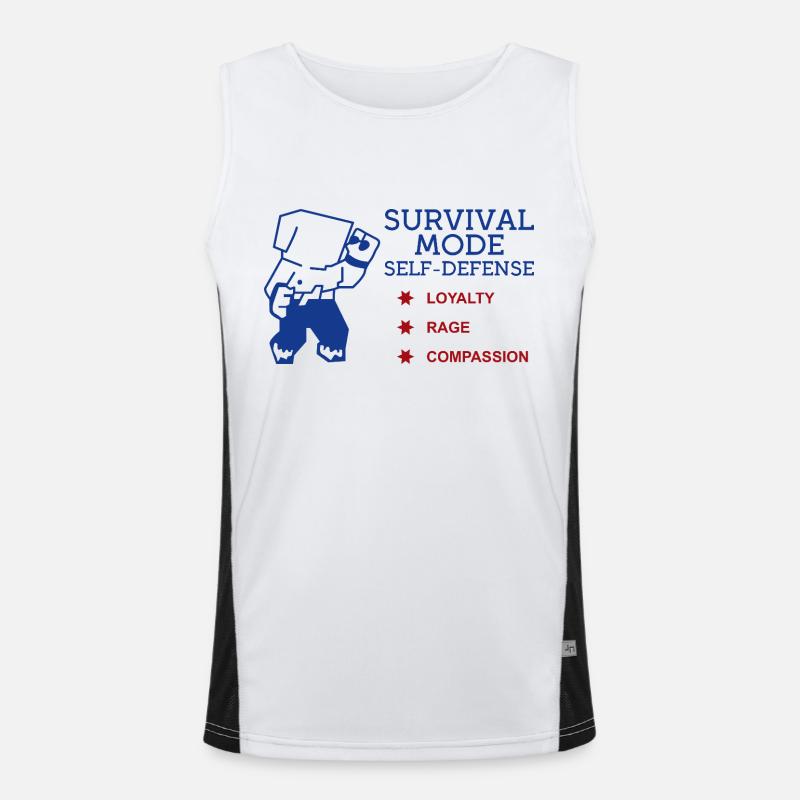 Mode Survie Autodéfense Débardeur respirant contrasté Homme 