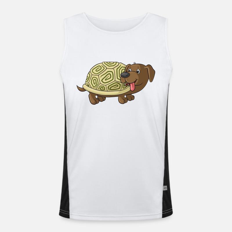 mignon de bande dessinée crapaud teckel Débardeur respirant contrasté Homme 