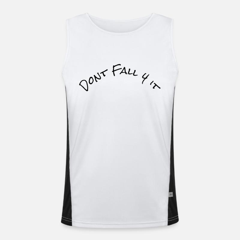 Dont Fall 4it Funktionelles Kontrast-Tank Top für Männer 