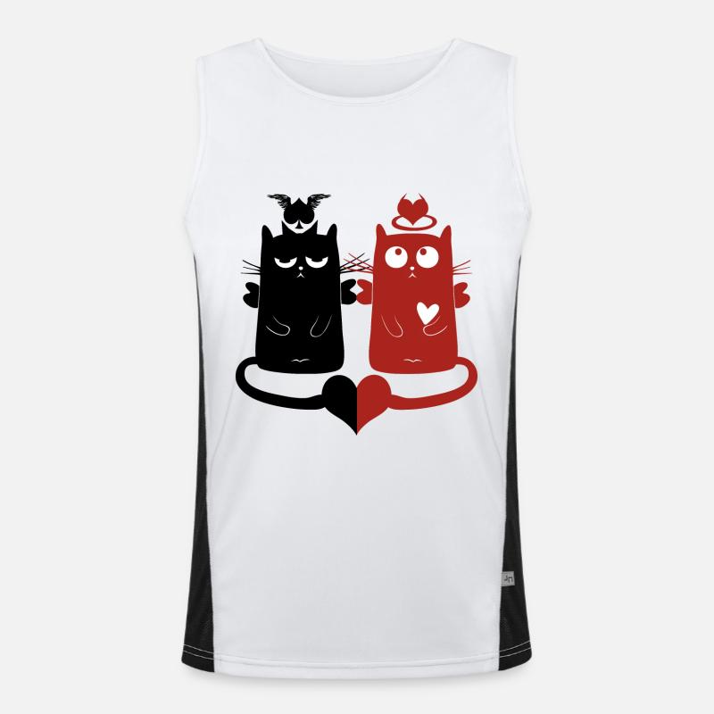 Angels and devils Men's Functional Contrast Tank Top 