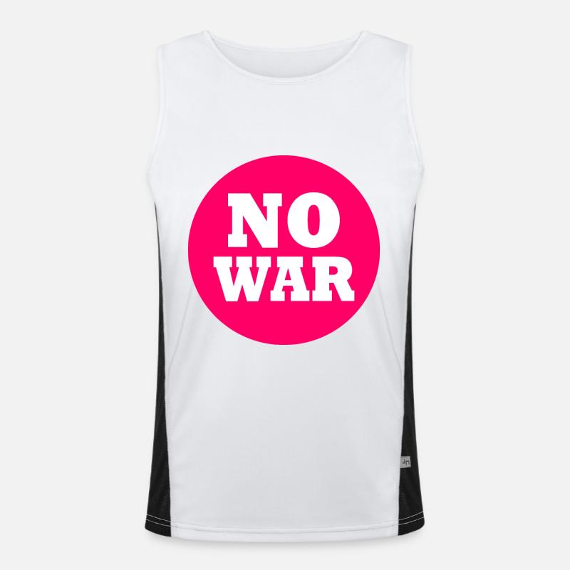 No war Débardeur respirant contrasté Homme 