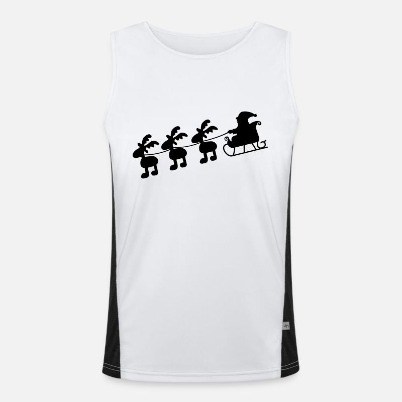 Christmas Men's Functional Contrast Tank Top 