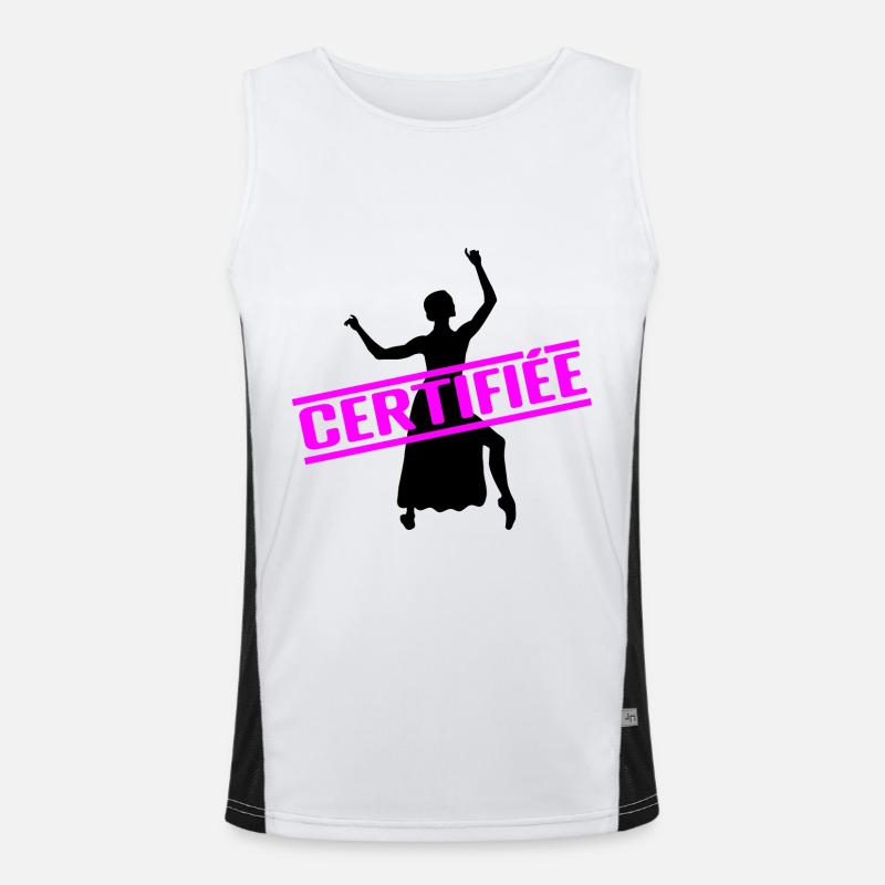 CERTIFIED BEST TEACHER Men's Functional Contrast Tank Top 