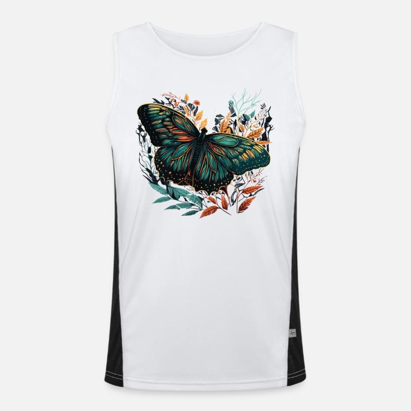 Stunning Butterfly Men's Functional Contrast Tank Top 