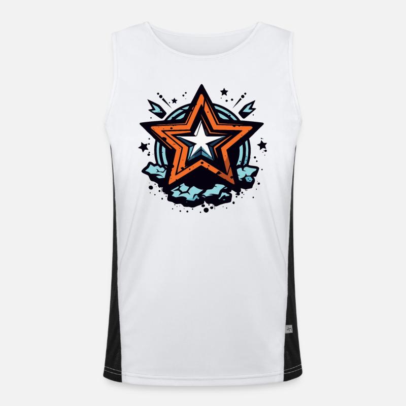 Le héros vedette du peuple Débardeur respirant contrasté Homme 