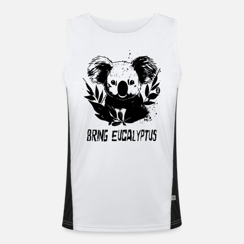 Bring eucalyptus! Koala Men's Functional Contrast Tank Top 