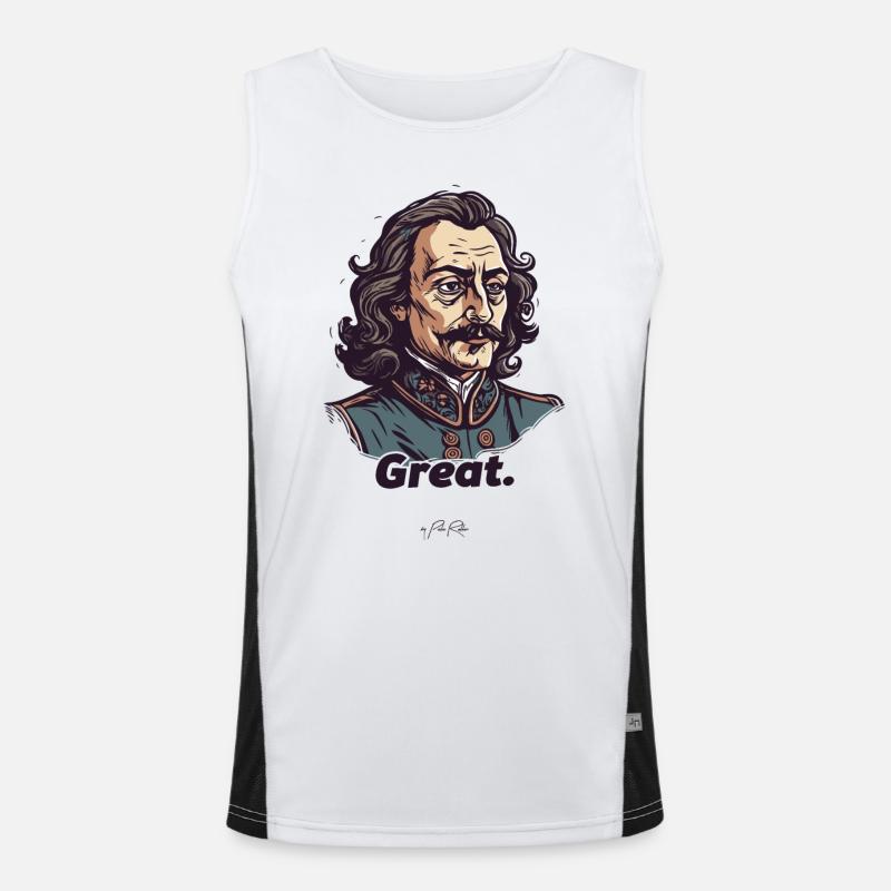 Das ist großartig! Peter, der Große Zar Funktionelles Kontrast-Tank Top für Männer 