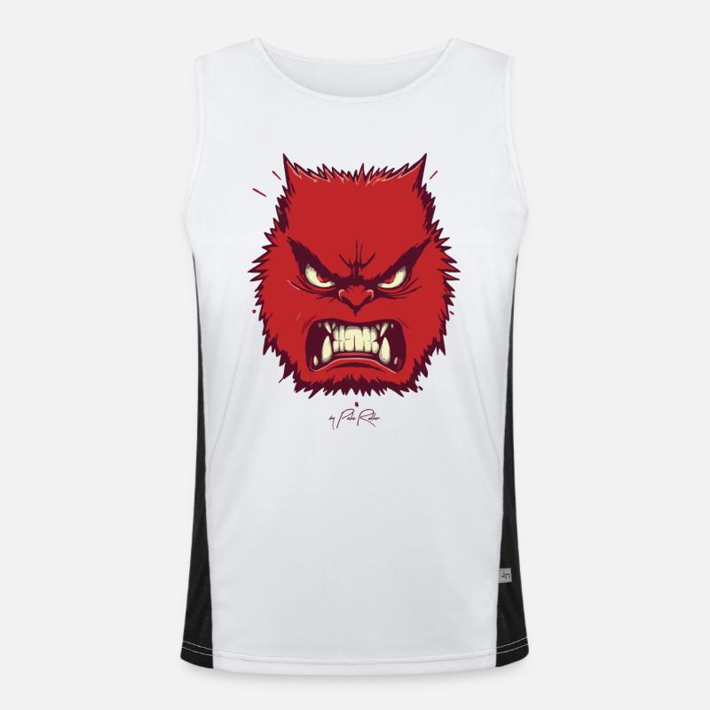 Angry Men's Functional Contrast Tank Top 
