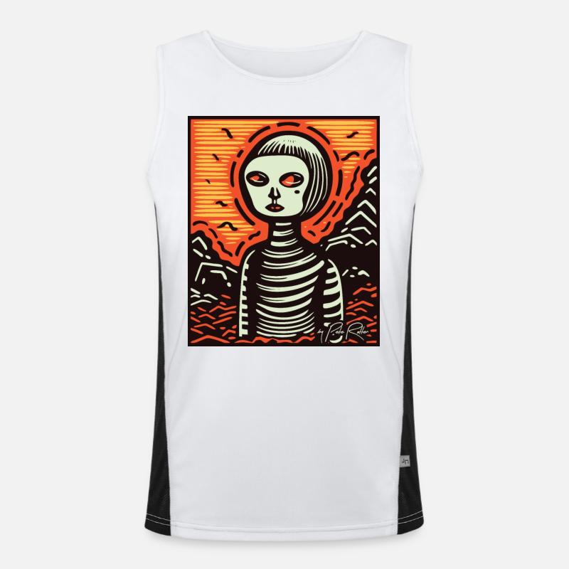 People are strange Men's Functional Contrast Tank Top 
