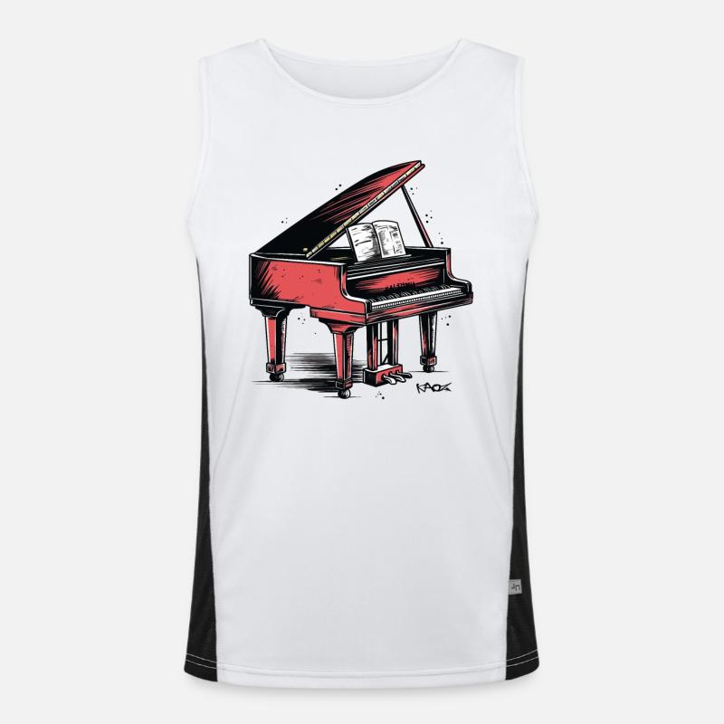Le piano Débardeur respirant contrasté Homme 