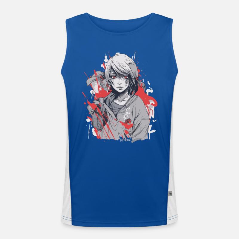 Fille animée unique Débardeur respirant contrasté Homme 