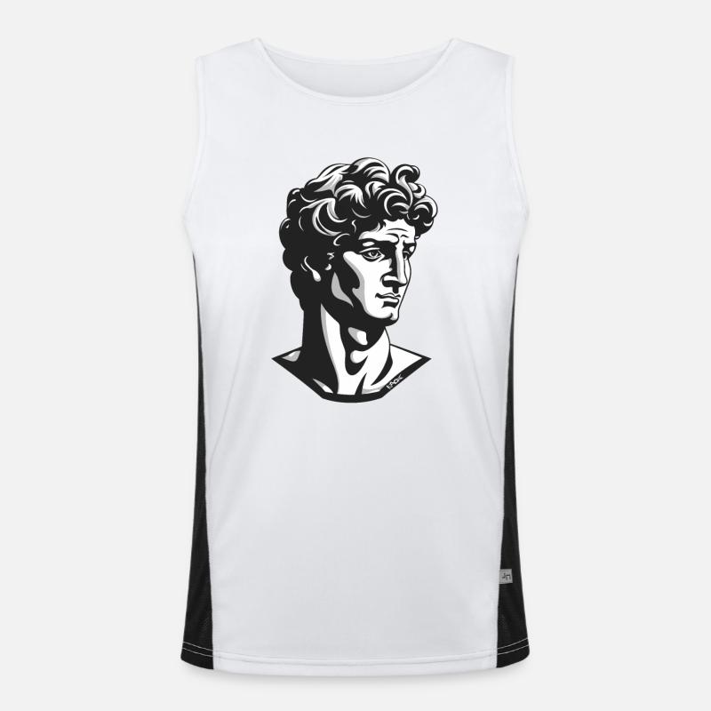 David from Florence Men's Functional Contrast Tank Top 